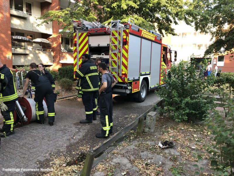 Grillrauch Sorgt Für Feuerwehreinsatz - Feuerwehr Norden